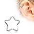 316L Stainless Steel Star Shaped Cartilage Earring - Lacatang Market