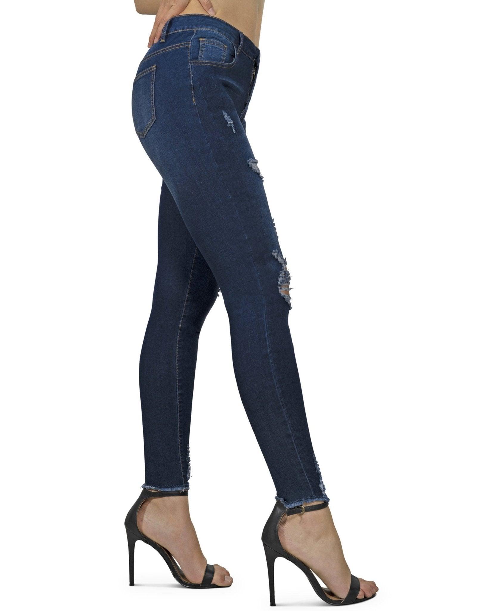 Arden Distressed Skinny Jeans - Lacatang Market