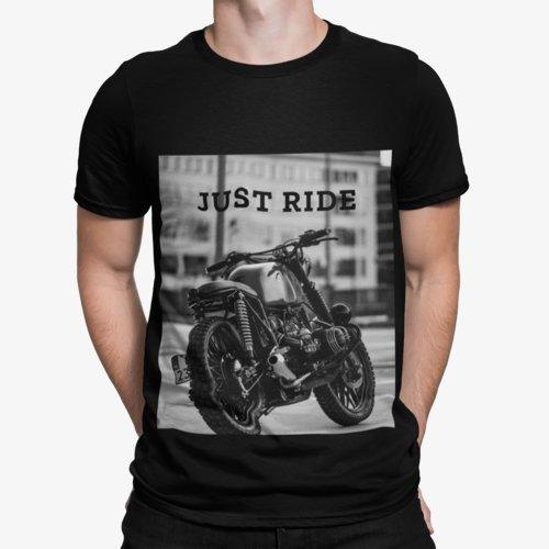 Motorcycle Just Ride Heavy Cotton T-Shirt - Lacatang Market