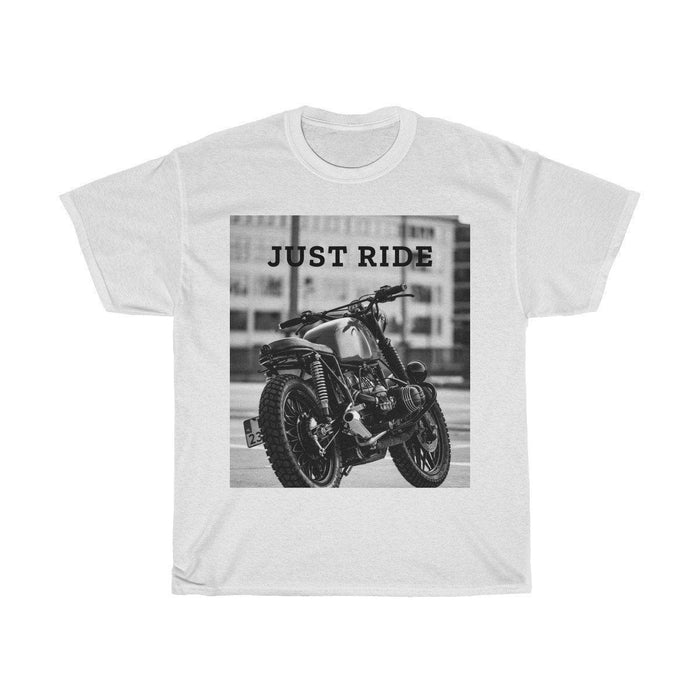 Motorcycle Just Ride Heavy Cotton T-Shirt - Lacatang Market