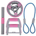 Multifunctional Abdominal Wheel Pull Strap Gym Fitness Training Set - Lacatang Market
