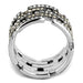 TK2987 - High polished (no plating) Stainless Steel Ring with Top - Lacatang Market